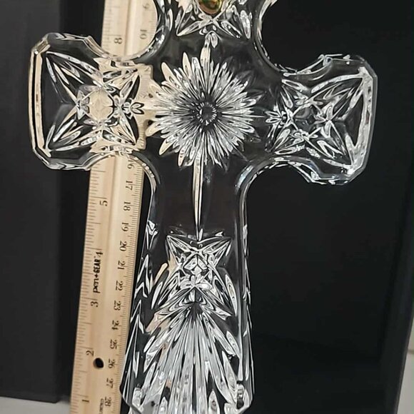 Waterford Crystal Kells Standing Cross - Picture 5 of 7